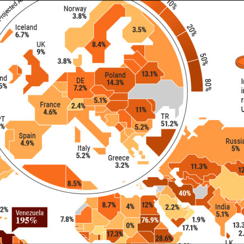 Mapped Interest Rates By Country In 2022